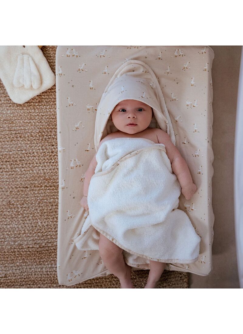 HOODED TOWEL LITTLE GOOSE