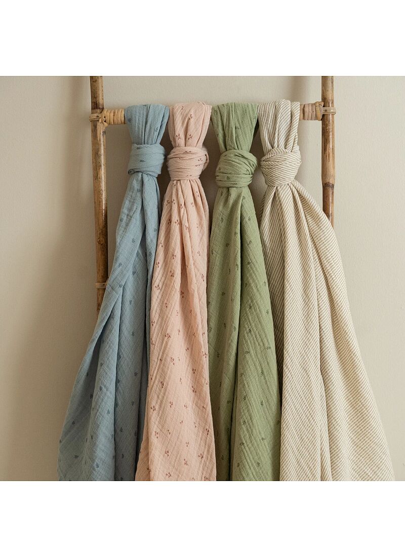 MUSLIN BLANKET (120x120) PURE BLOSSOM