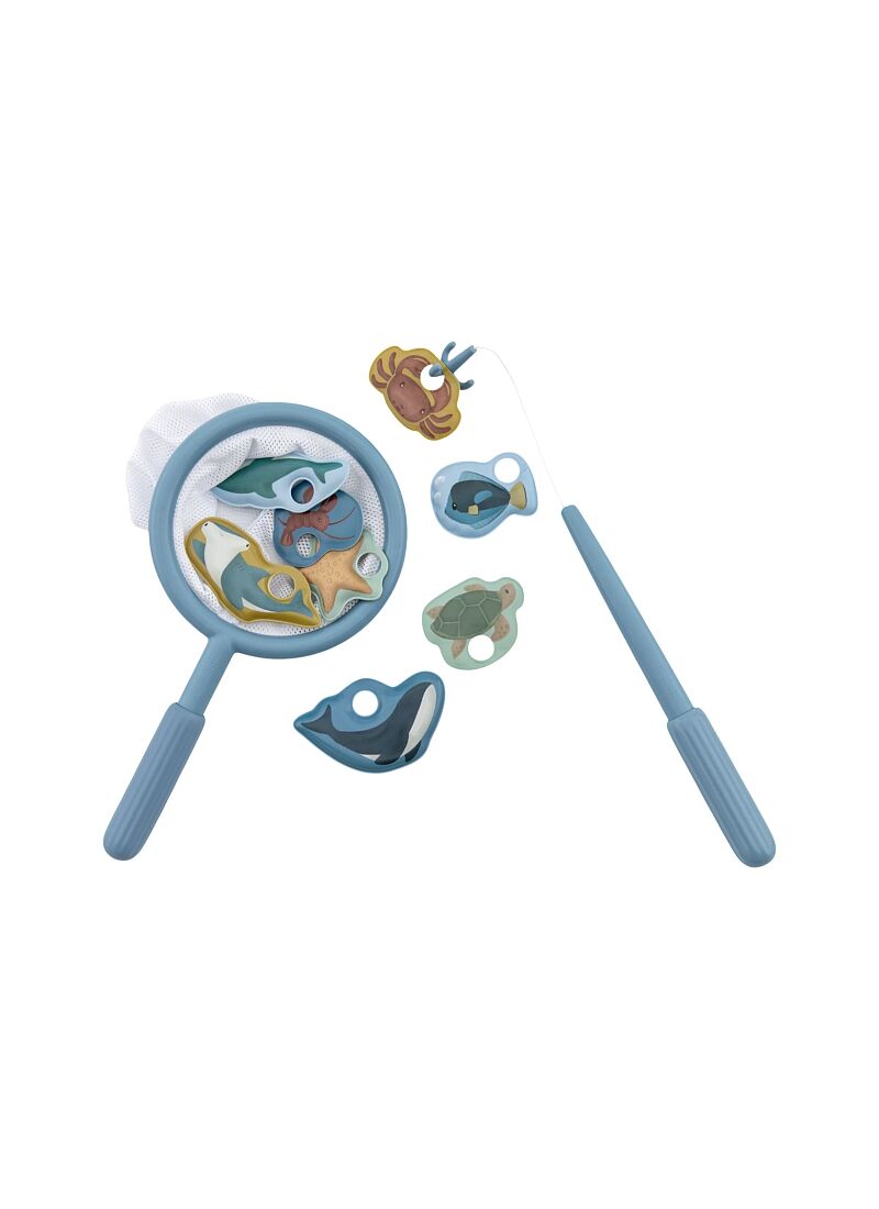 BATH TOY FISHING WITH LURE BLUE