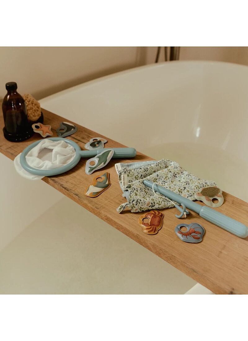 BATH TOY FISHING WITH LURE BLUE