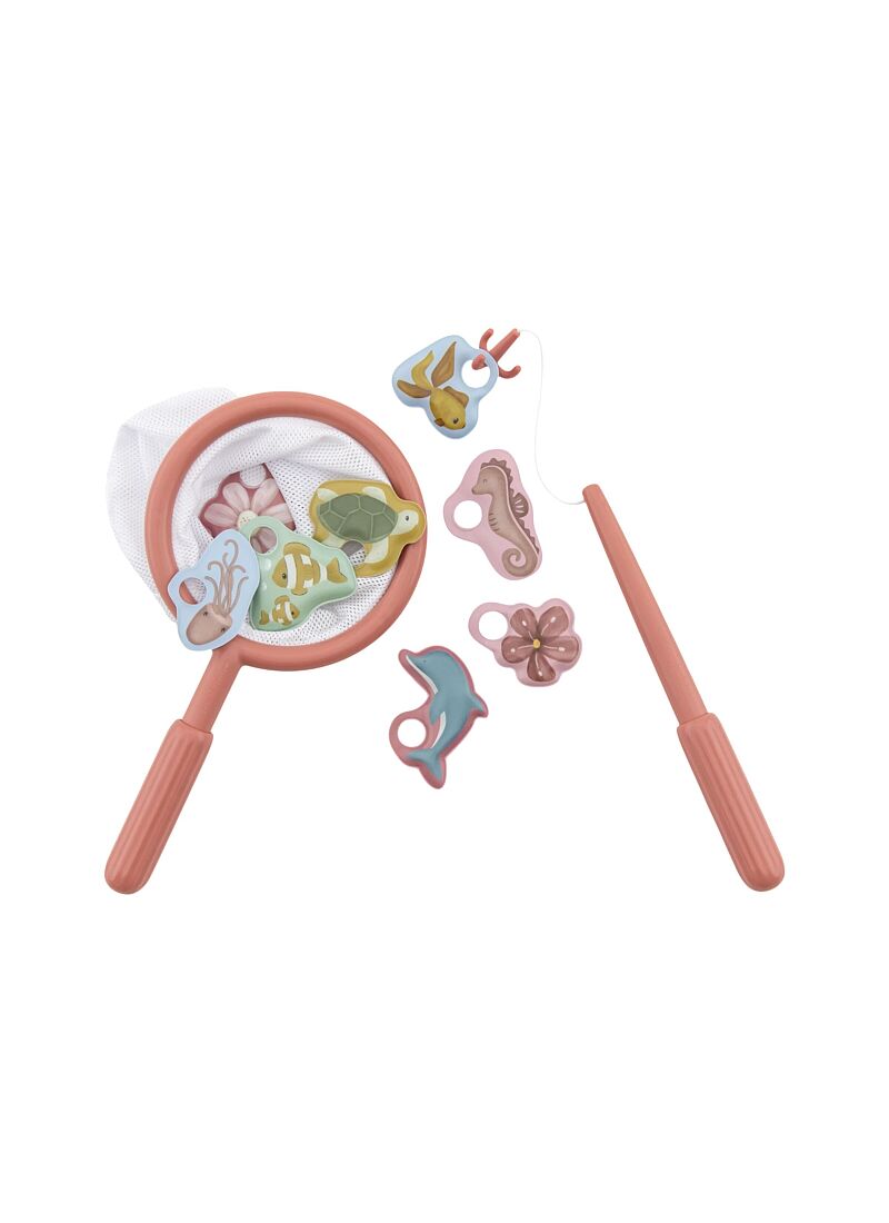 BATH TOY FISHING WITH LURE PINK