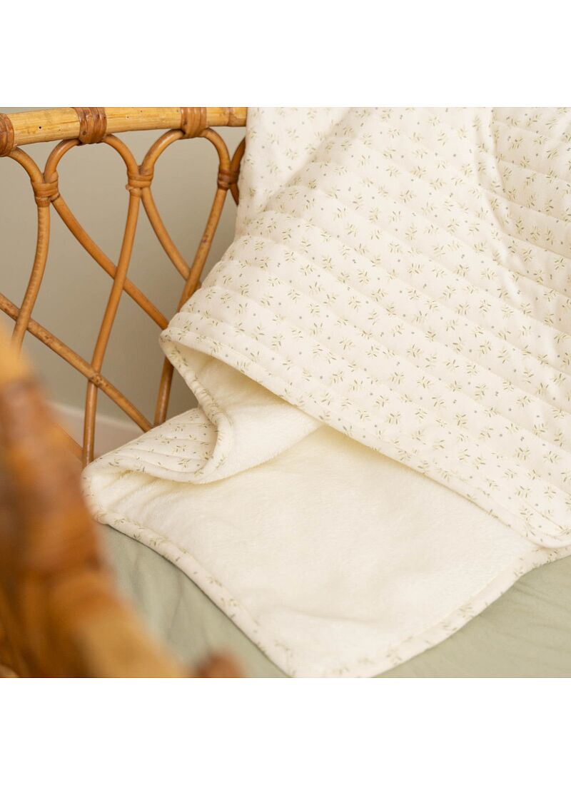 BASSINET BLANKET (70x100) BLUEBERRY LEAVES
