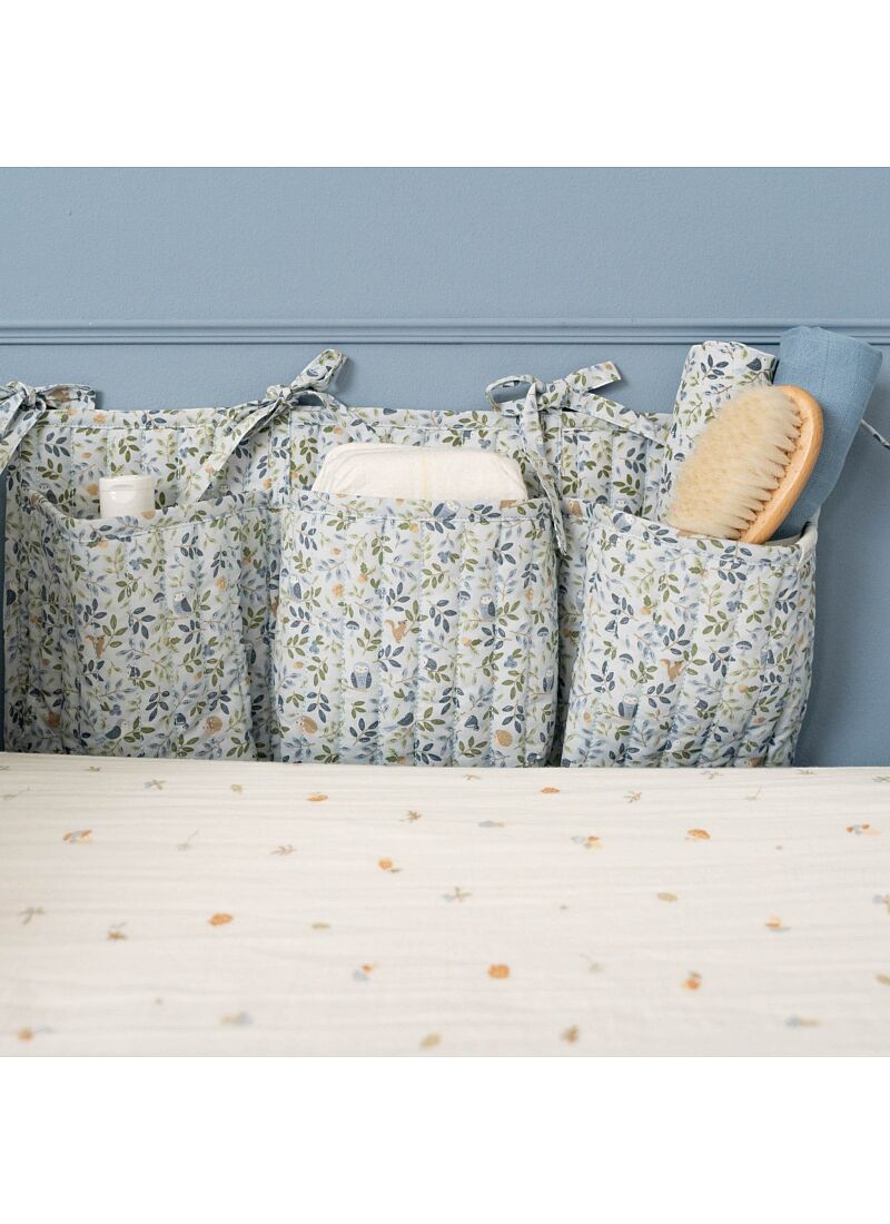 MUSLIN BLANKET (2PCS) FOREST ADVENTURE/DENIM BLUE