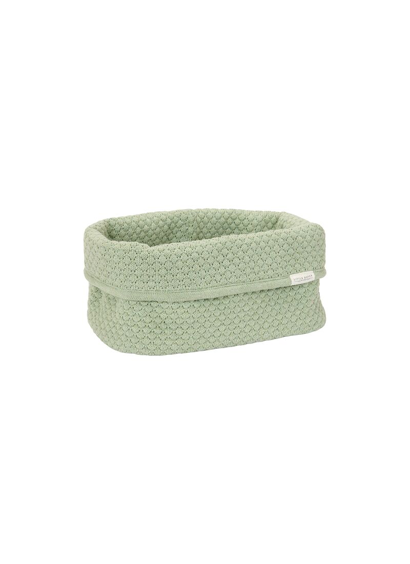 WICKER STORAGE BASKET PURE SAGE LARGE