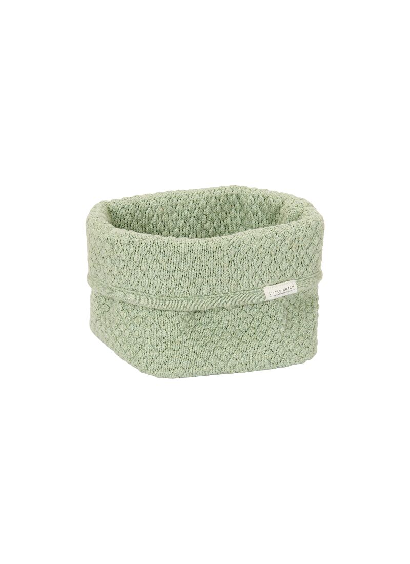 WICKER STORAGE BASKET PURE SAGE SMALL