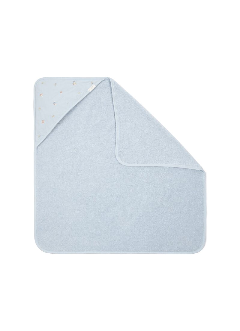 HOODED TOWEL BLUE