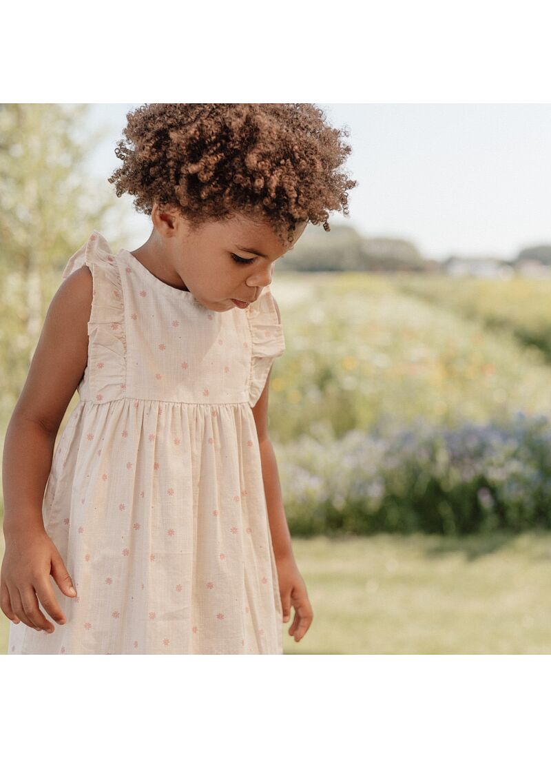DRESS SLEEVELESS FROM ORGANIC COTTON SAND