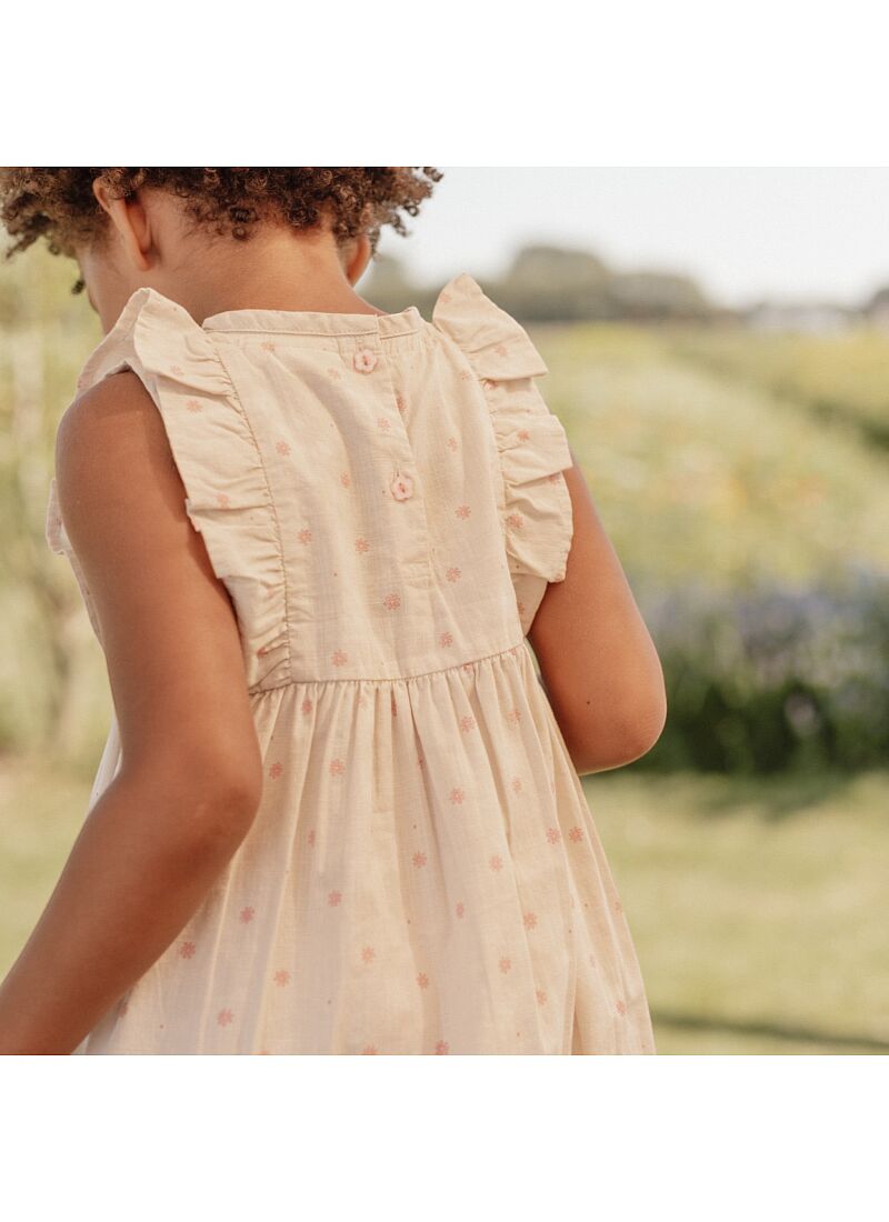DRESS SLEEVELESS FROM ORGANIC COTTON SAND