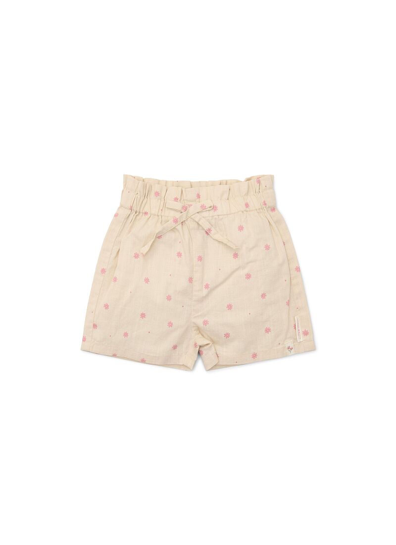 SHORTS FROM ORGANIC COTTON WITH FLOWERS SAND