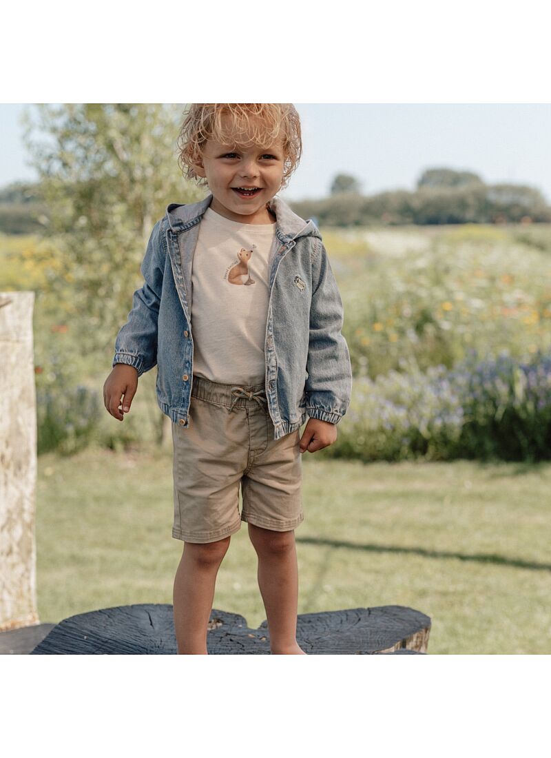 SHORTS FROM ORGANIC COTTON BROWN