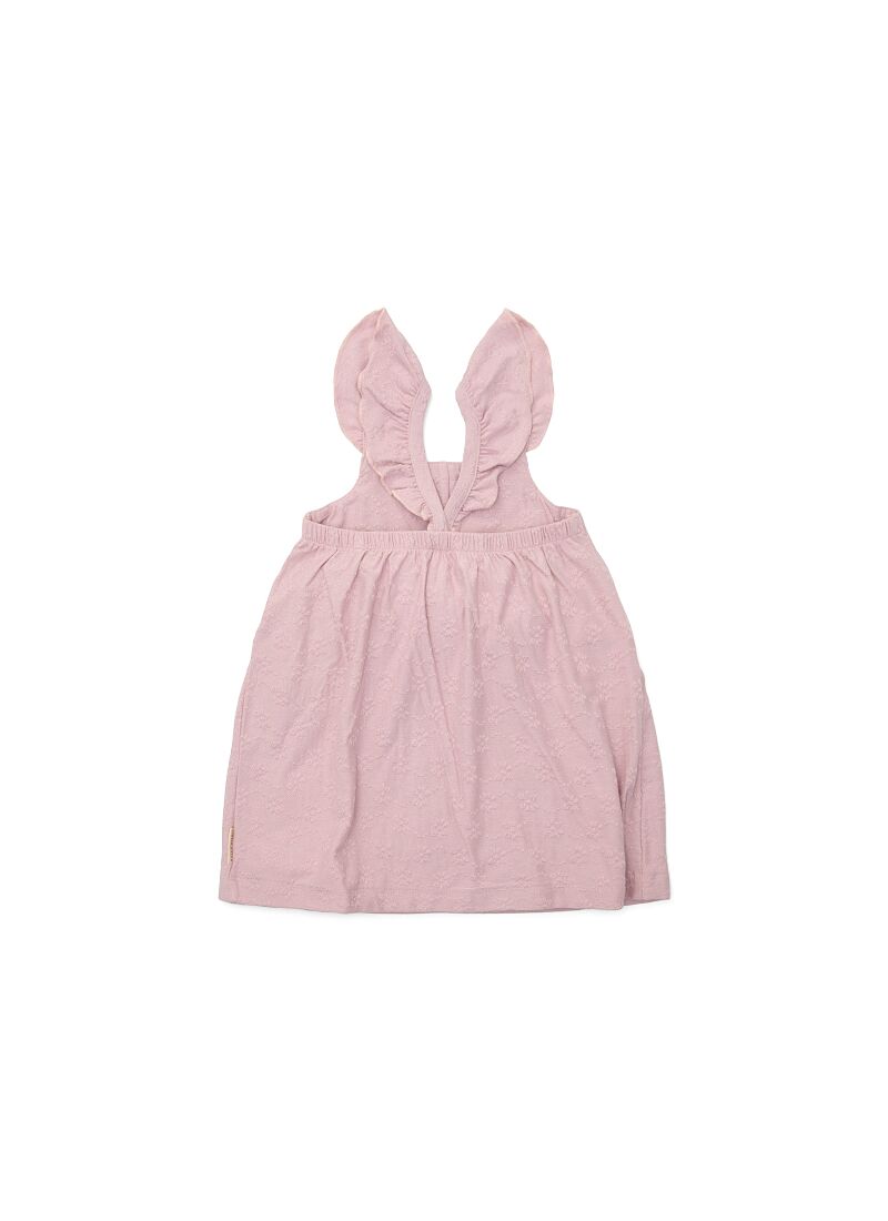 DRESS SLEEVELESS WITH RUFFLES LILAC