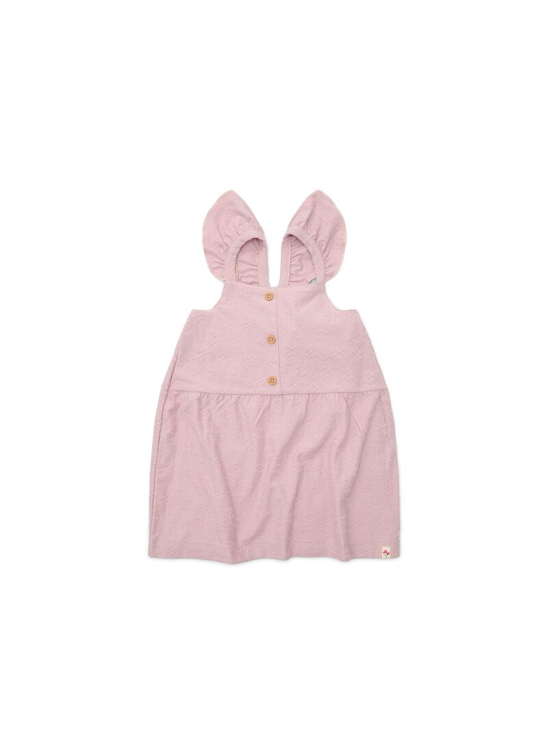 DRESS SLEEVELESS WITH RUFFLES LILAC