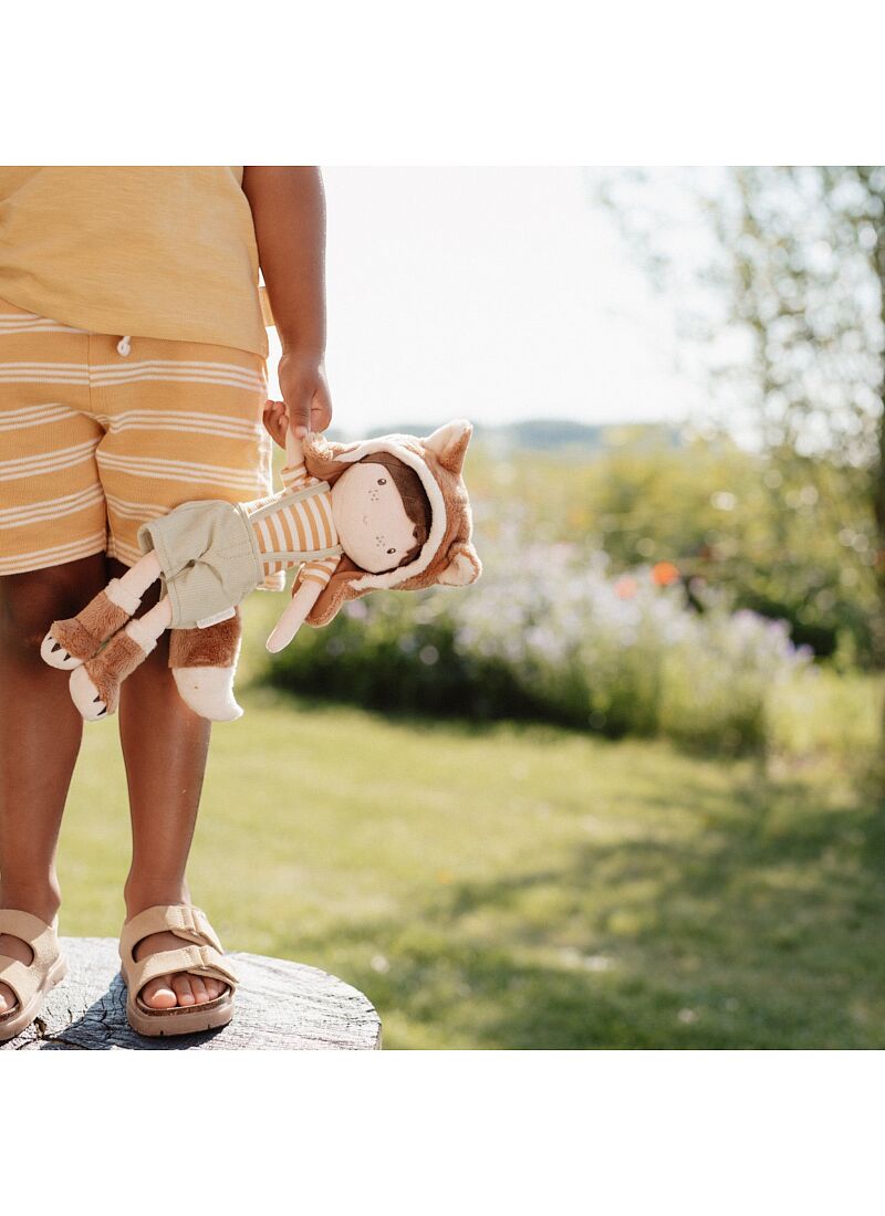 SHORTS FROM ORGANIC COTTON YELLOW STRIPE