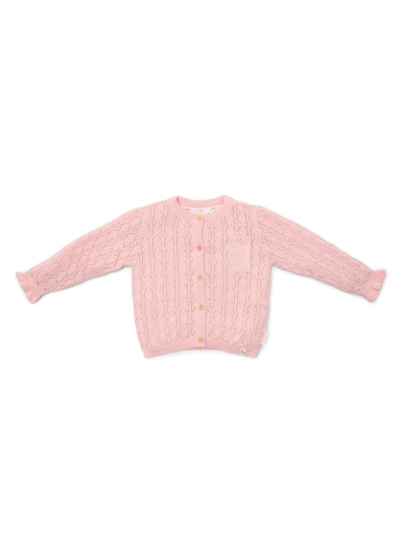 ORGANIC COTTON CARDIGAN LOTUS