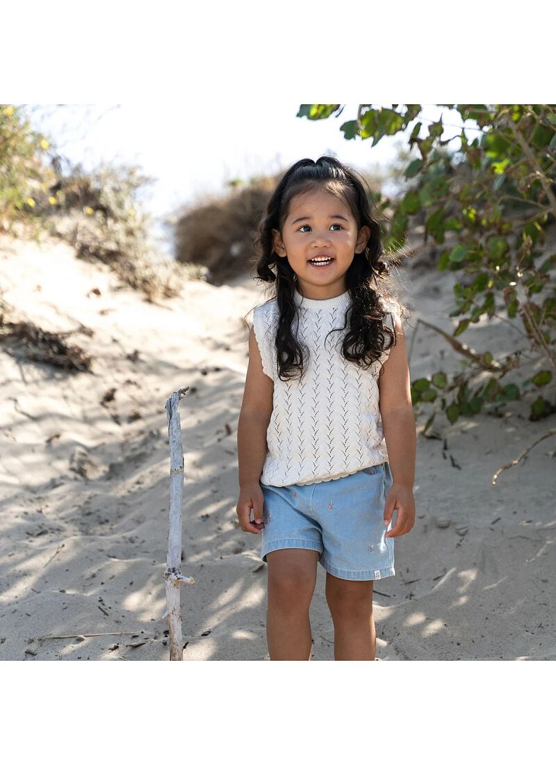 SHORTSLEEVE T-SHIRT FROM ORGANIC COTTON CREME