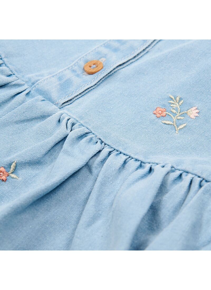 DRESS SHORT SLEEVE DENIM