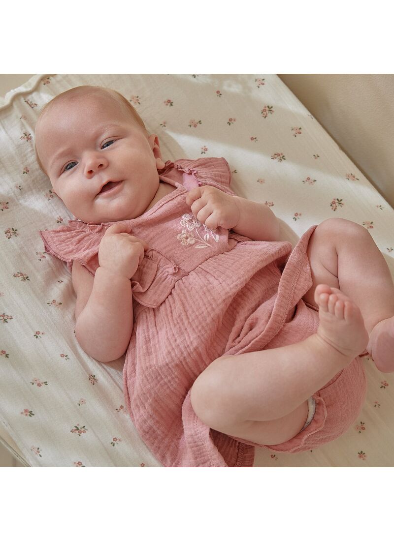 DRESS AND SHORTS SET PINK BLUSH