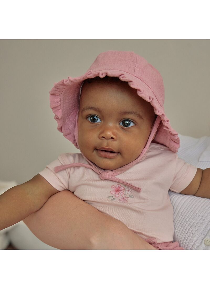ORGANIC COTTON HAT PINK BLUSH