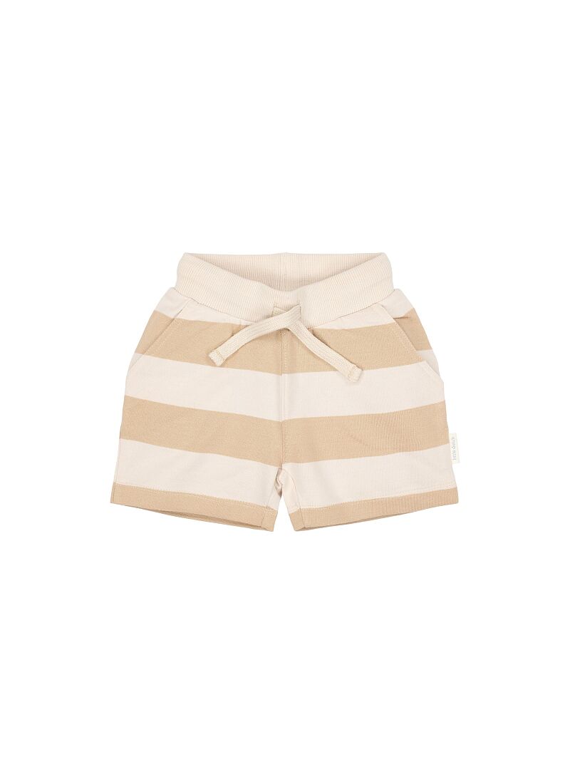 SHORTS FROM ORGANIC COTTON BISCUIT STRIPE