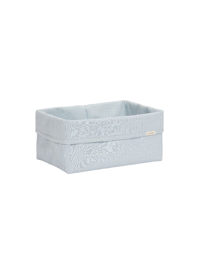 STORAGE BASKET PURE SOFT BLUE LARGE