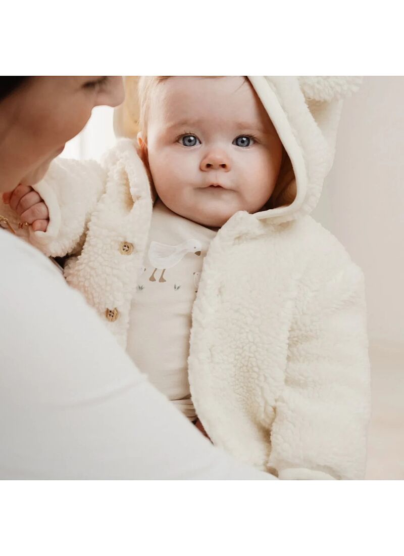 CARDIGAN TEDDY OFF WHITE