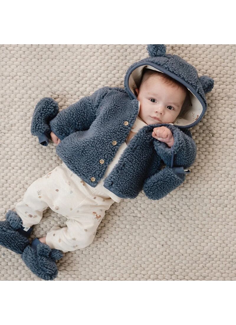 MITTENS TEDDY STONE BLUE