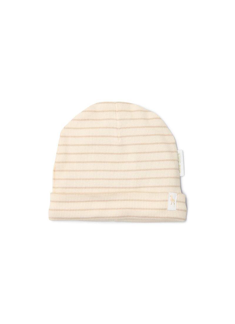 CAP SOFT BEIGE STRIPE