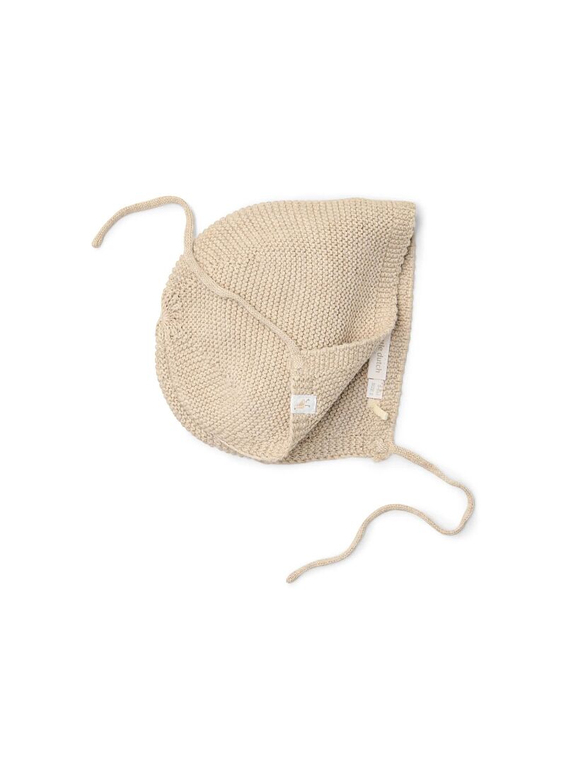 KNITTED CAP SOFT BEIGE MELEE