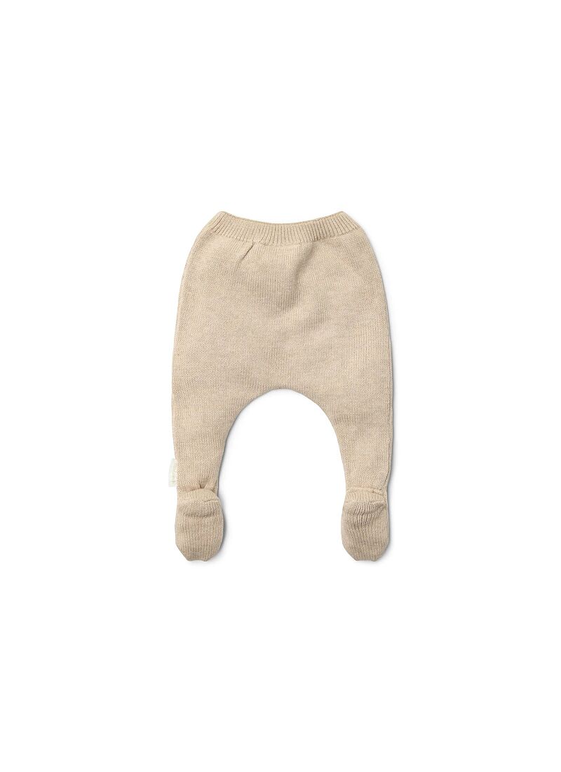 ORGANIC COTTON PANTS SOFT BEIGE MELEE