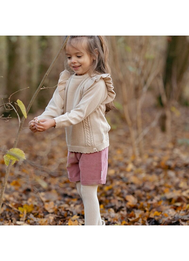 SHORTS FROM ORGANIC COTTON ROUGE