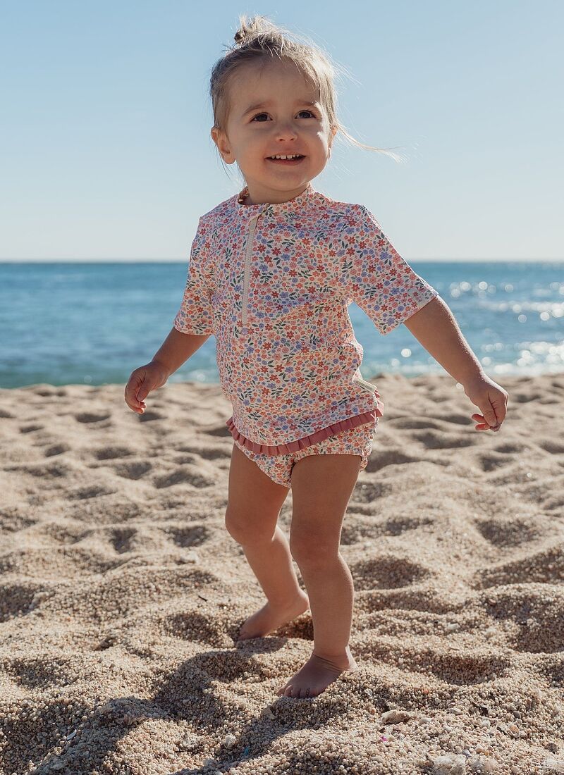 SWIM T-SHIRT WITH SHORT SLEEVE DREAMY FLOWERFIELD