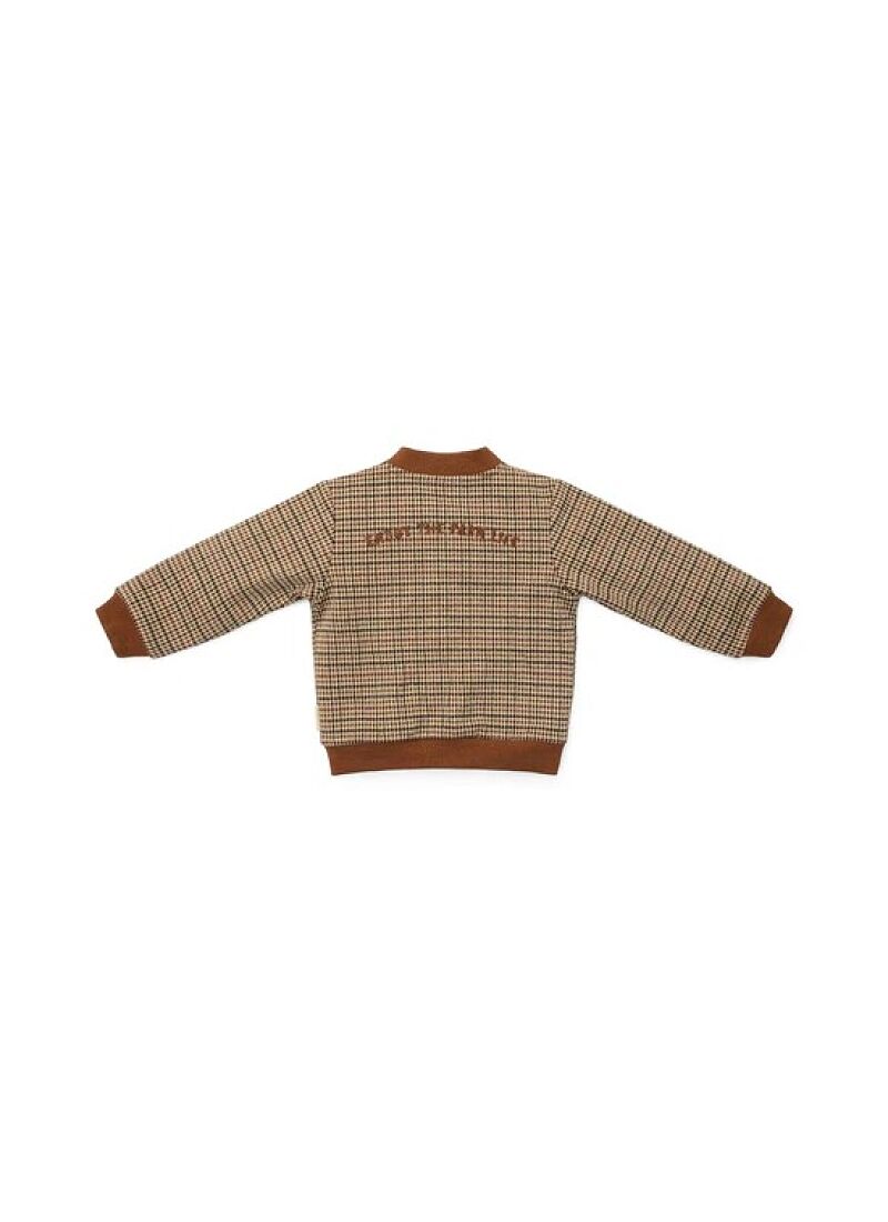 CARDIGAN GREEN CHECK