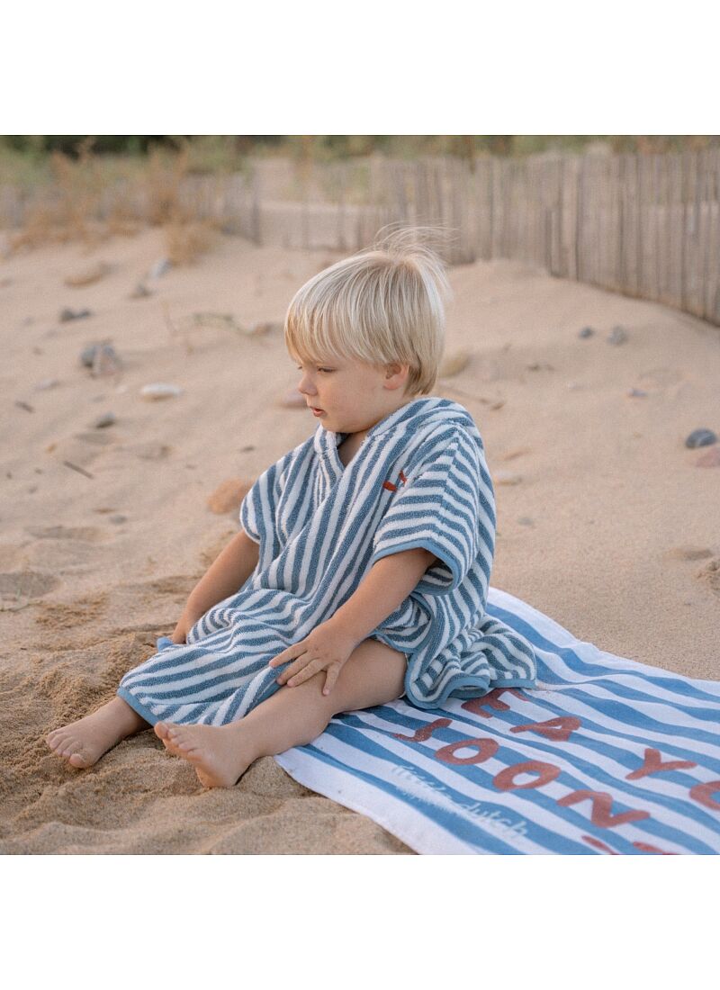 CHILDREN'S BEACH TOWEL OCEAN SEA LIFE OCEAN BLUE