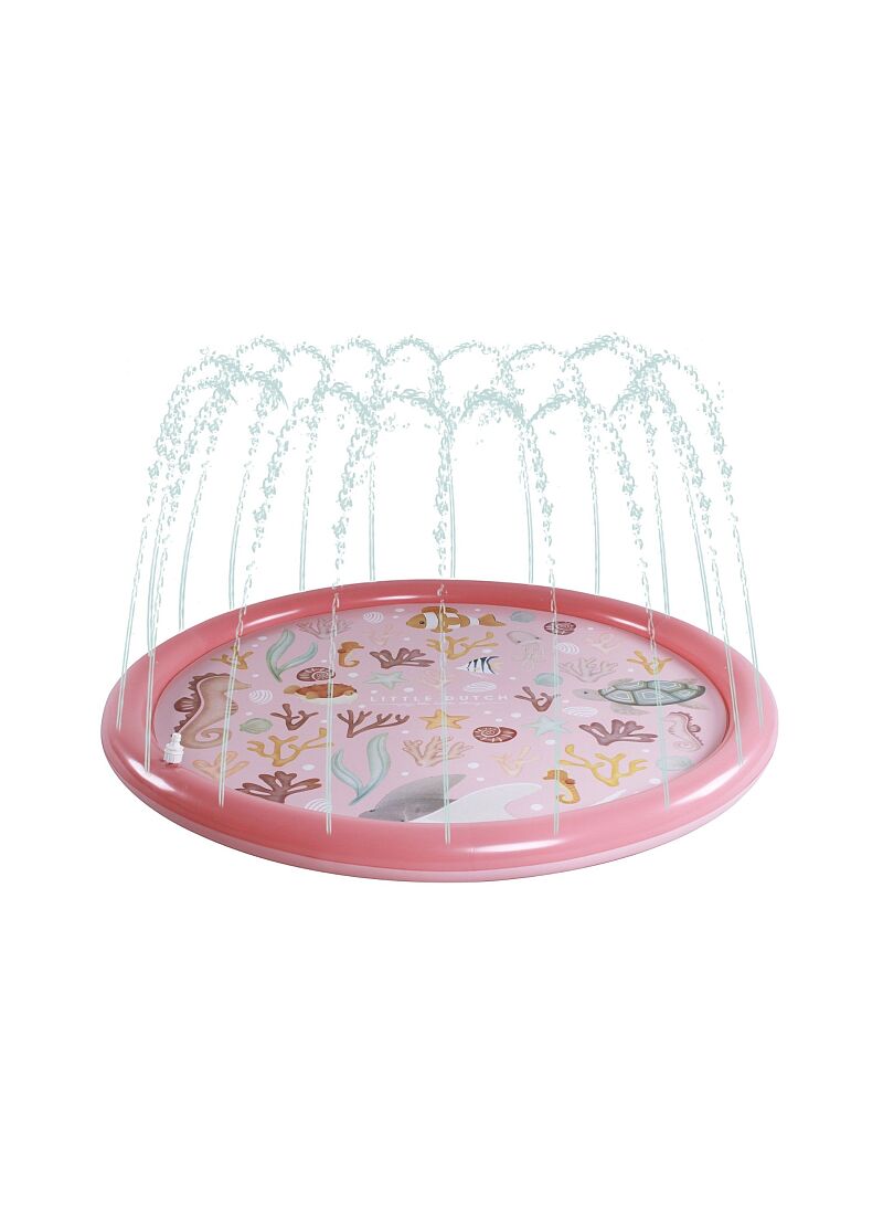 AIR MATTRESS 150CM SPRINKLER OCEAN DREAMS PINK