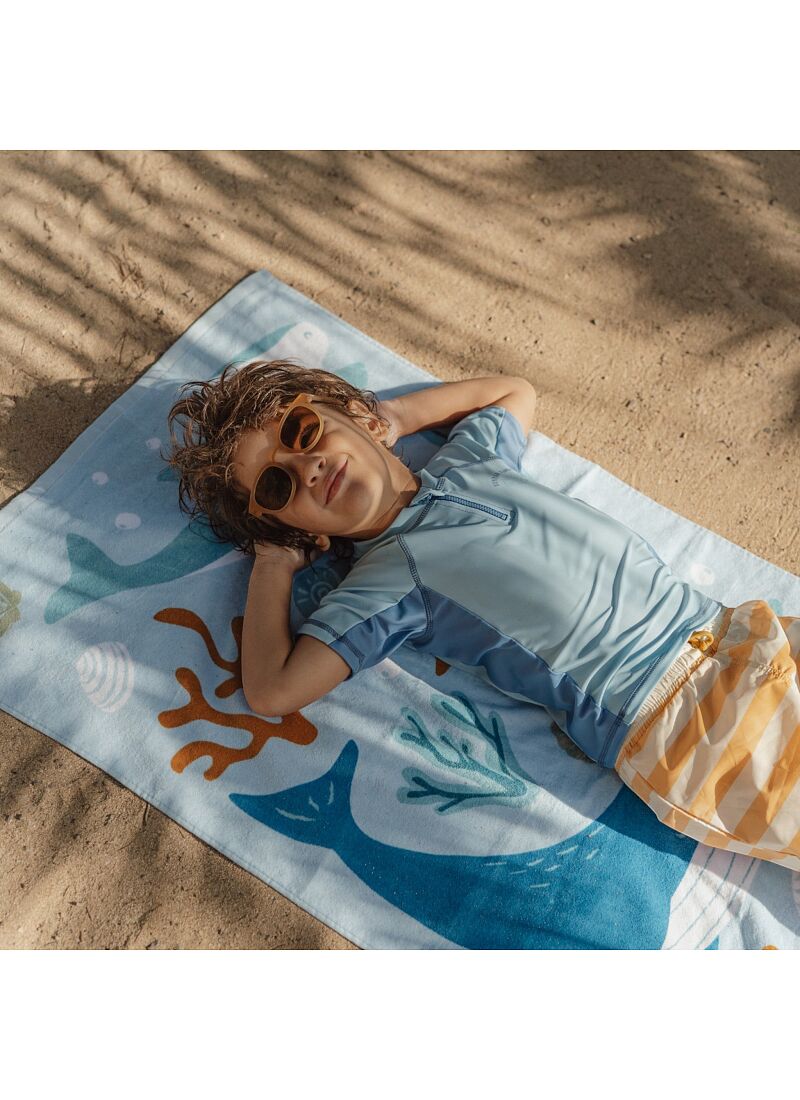 CHILDREN'S BEACH TOWEL OCEAN DREAMS BLUE