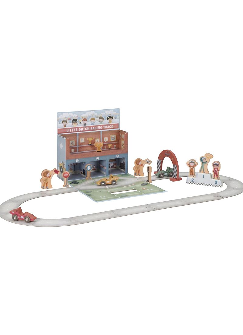 TOY CASE WITH RACE TRACK
