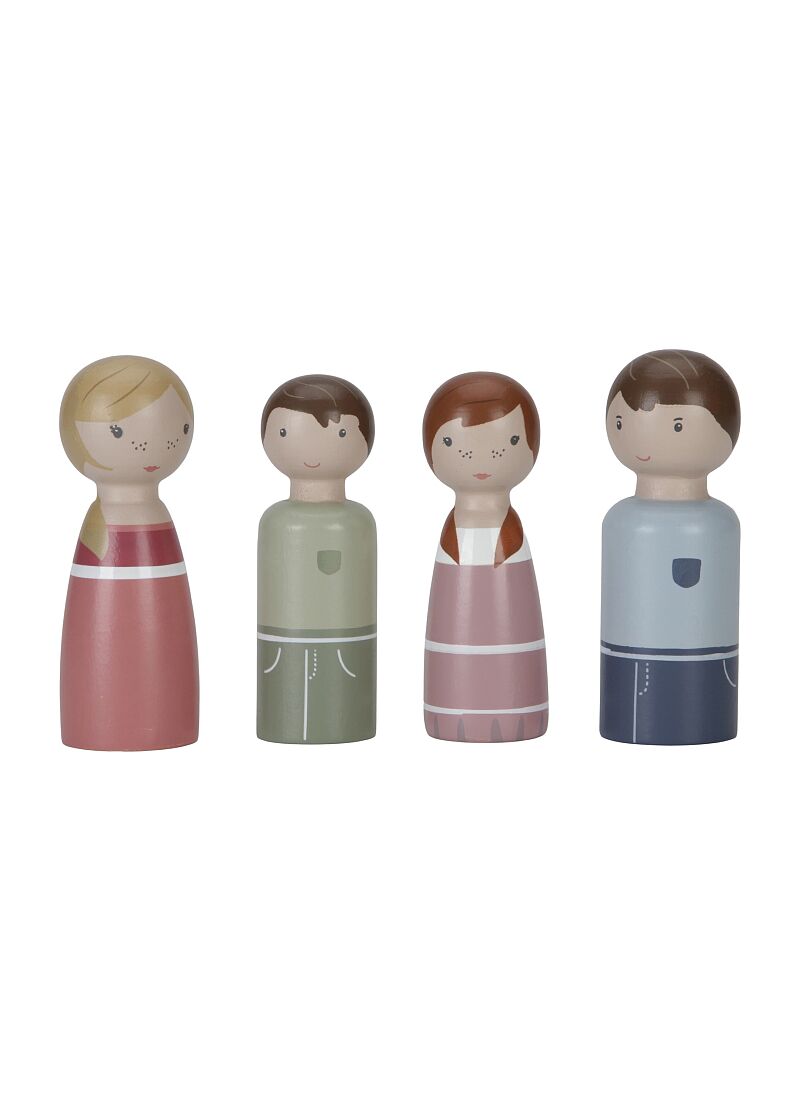 WOODEN FIGURES ROSA FOR A DOLLHOUSE