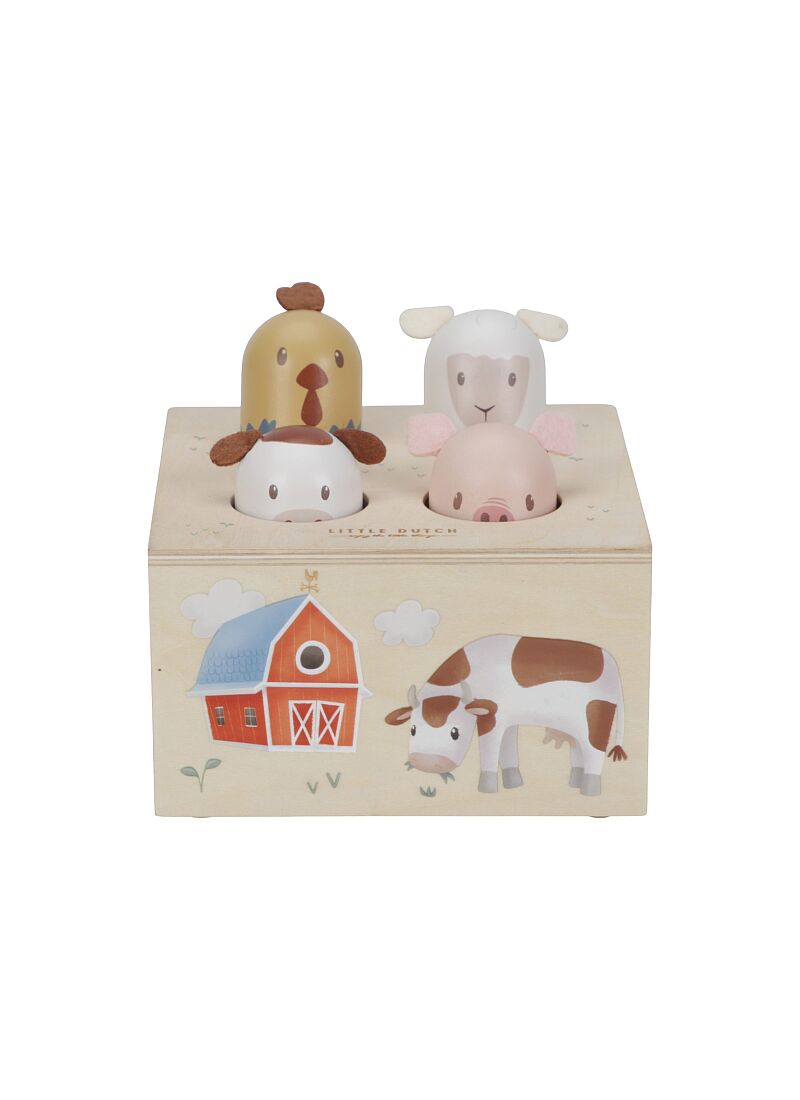 WOODEN POP-UP LITTLE FARM