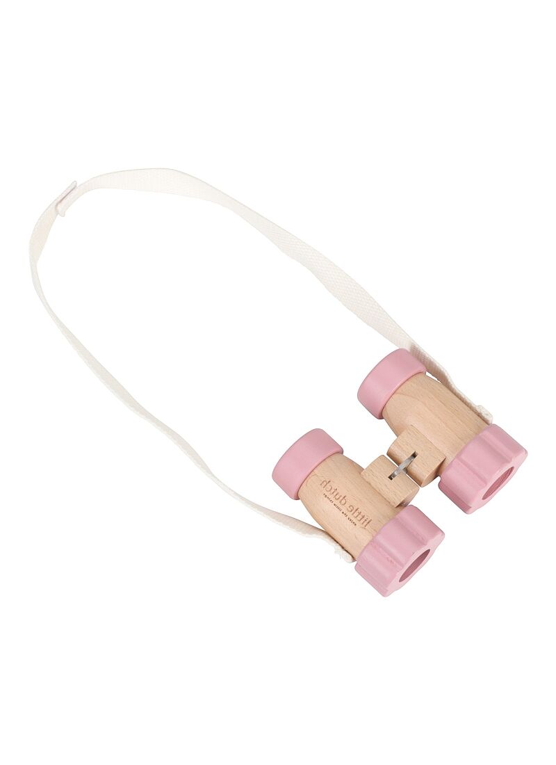 WOODEN FIELD GLASSES FAIRY GARDEN