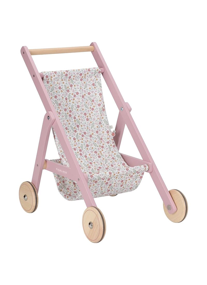 DOLL STROLER FLOWERS & BUTTERFLIES