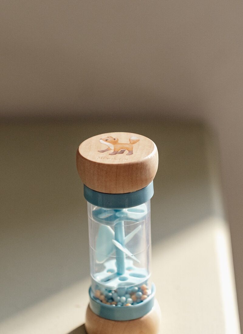 WOODEN RATTLE FOREST FRIENDS