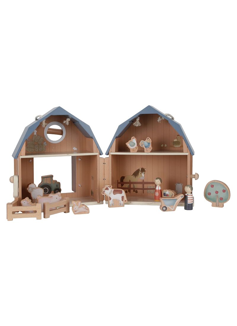 PORTABLE DOLL'S HOUSE LITTLE FARM