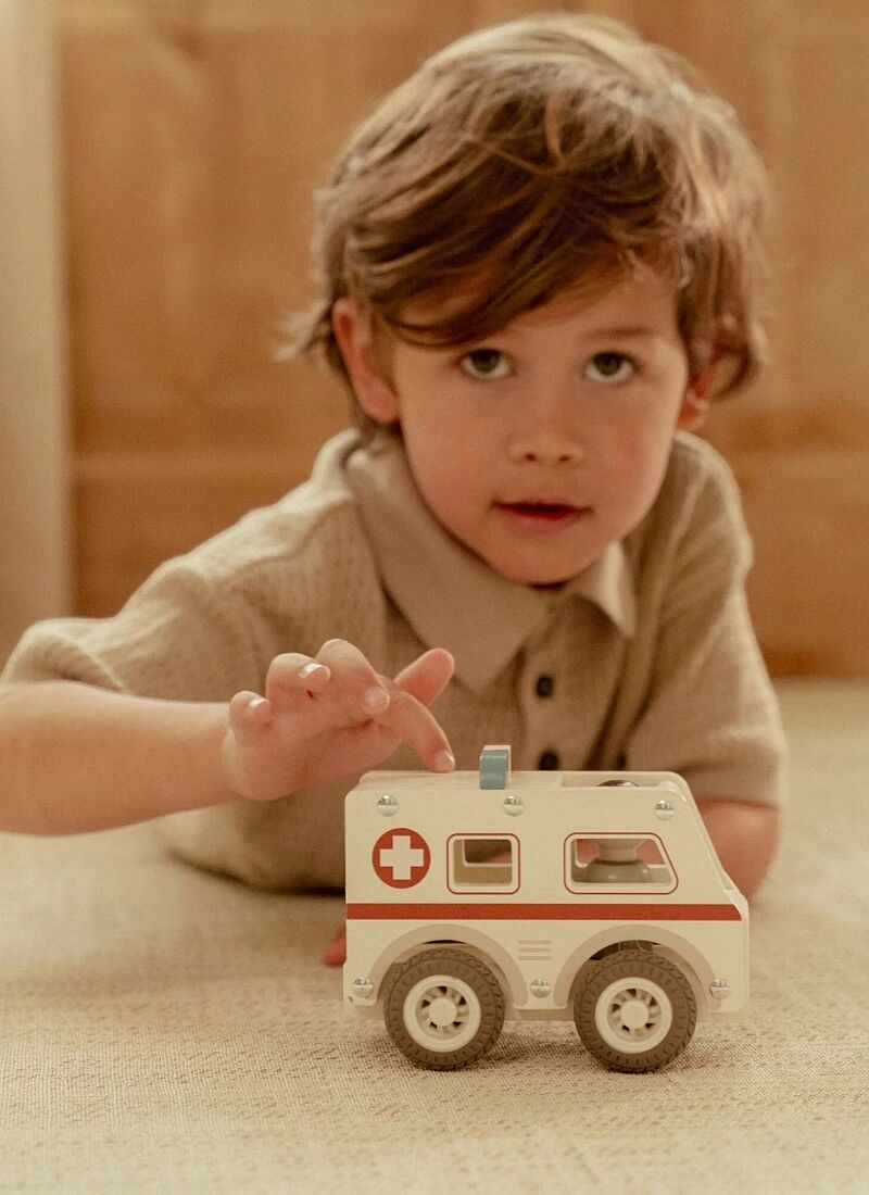 WOODEN AMBULANCE