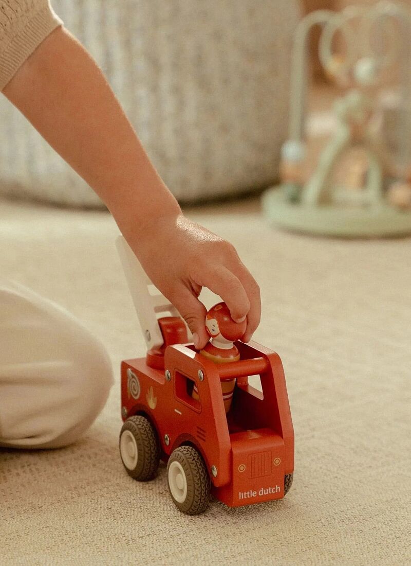 WOODEN FIRE TRUCK