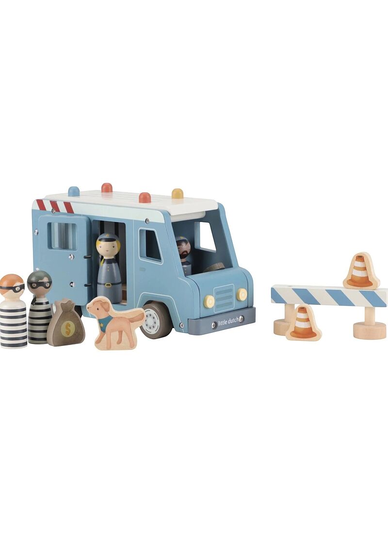WOODEN POLICE VAN