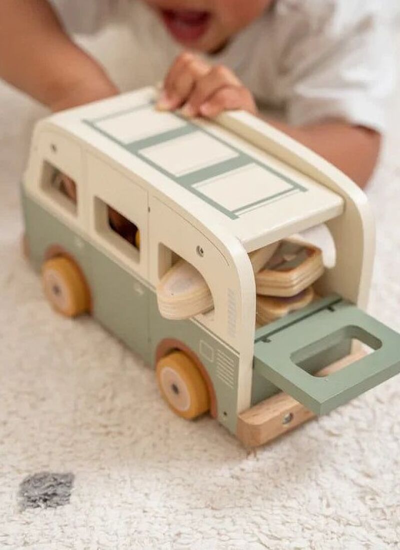 WOODEN VINTAGE CAMPERVAN