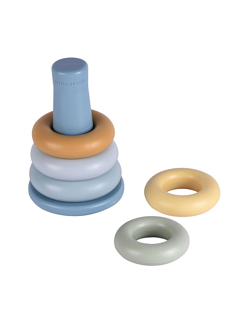 STACKING RINGS BLUE