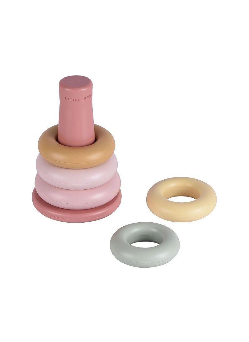 STACKING RINGS PINK