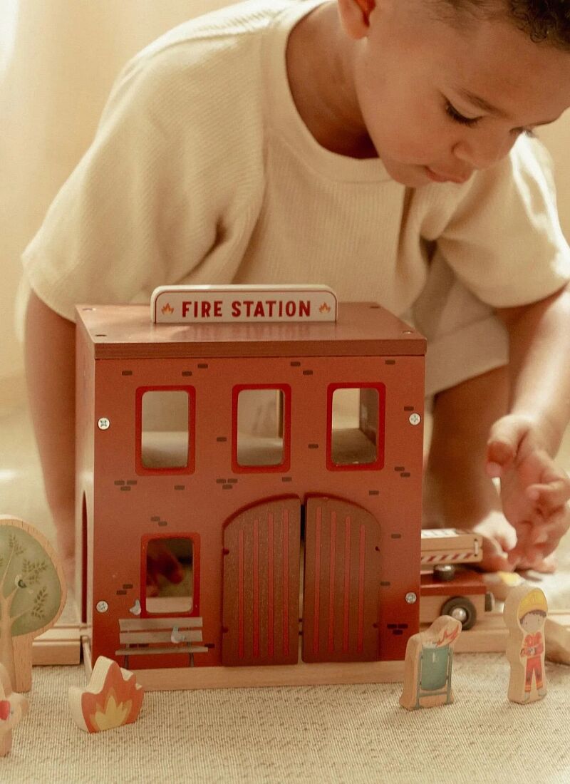 WOODEN FIRE STATION