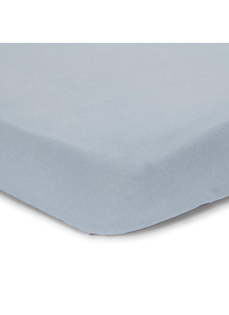CRADDLE FITTED SHEET PURE DENIM BLUE